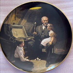 Norman Rockwell Ceramic Plate